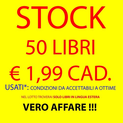 Stock libri lingua - 50,