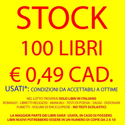 Stock 100 libri soli 0 - -, a
