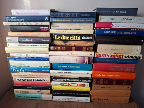 Lotto libri romanzi - lotto, stock